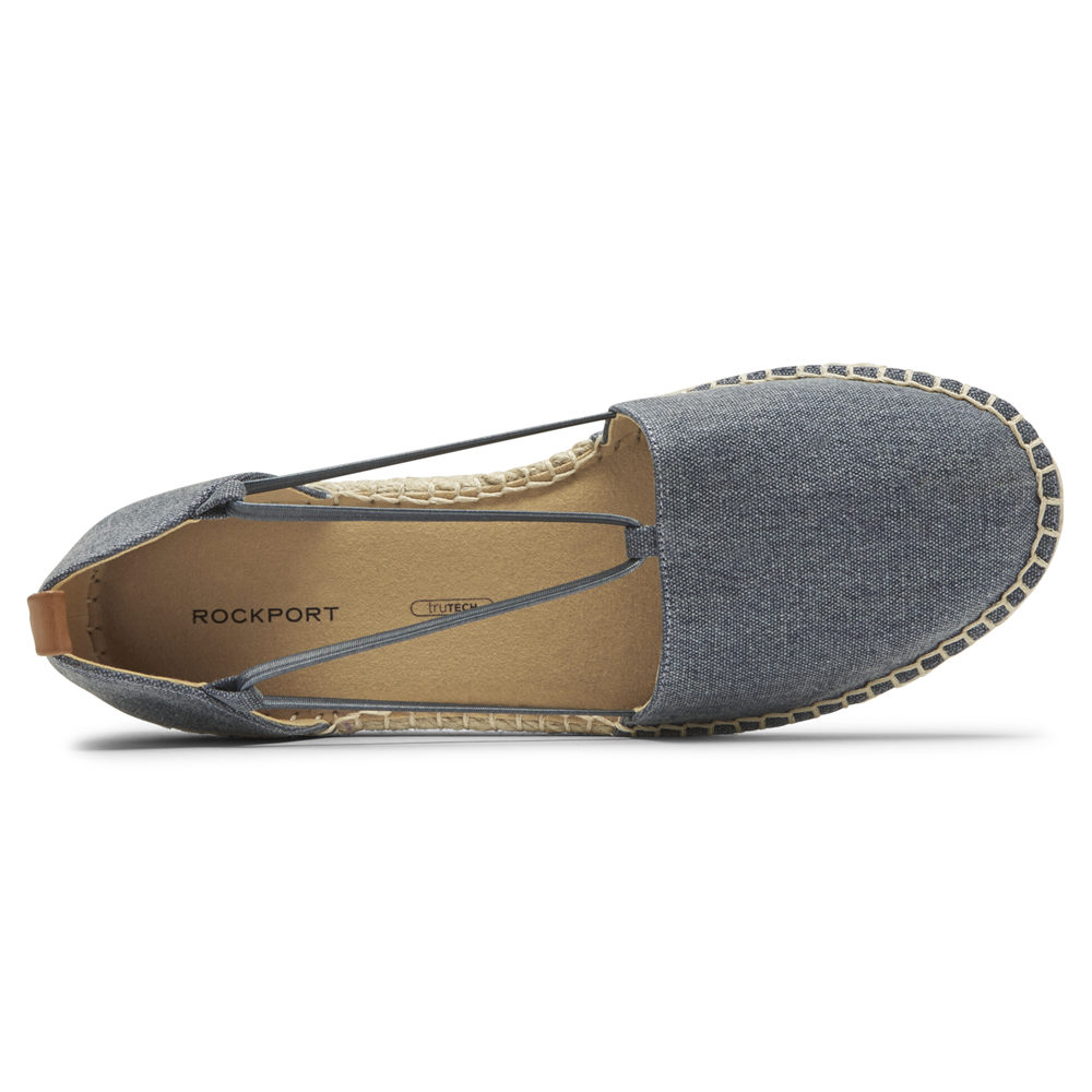 Sapato Vela Rockport Mulher Cinzentas - Seaview Bungee - 82746WCDO